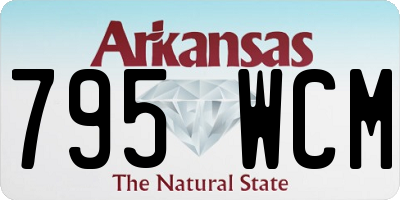 AR license plate 795WCM