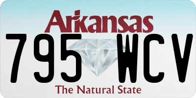AR license plate 795WCV