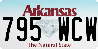 AR license plate 795WCW