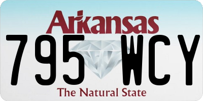 AR license plate 795WCY