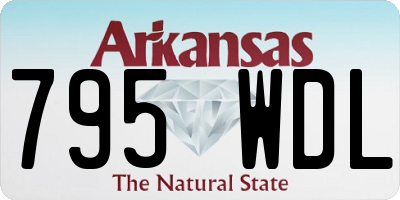 AR license plate 795WDL
