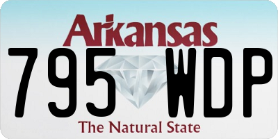 AR license plate 795WDP