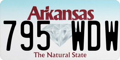 AR license plate 795WDW