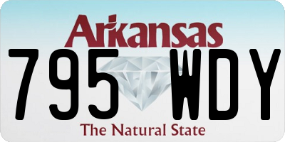 AR license plate 795WDY