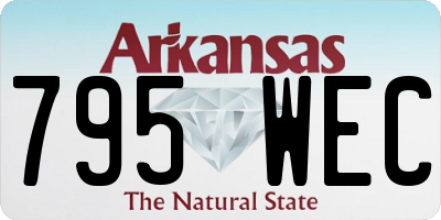 AR license plate 795WEC