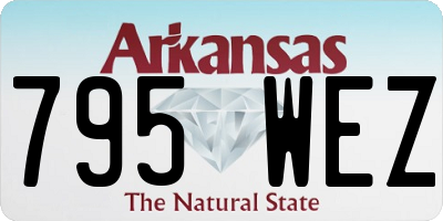 AR license plate 795WEZ
