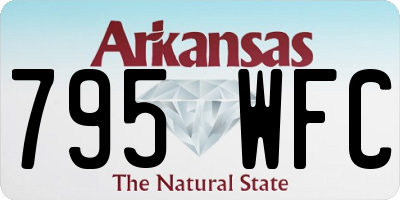 AR license plate 795WFC