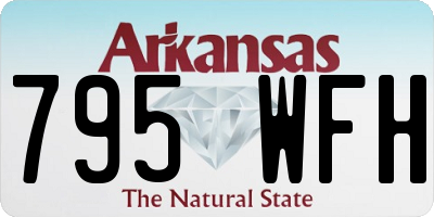 AR license plate 795WFH
