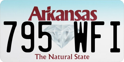 AR license plate 795WFI