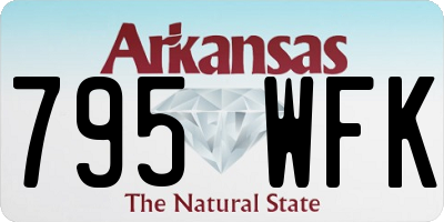AR license plate 795WFK