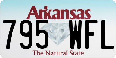 AR license plate 795WFL