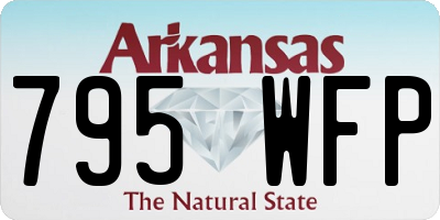 AR license plate 795WFP