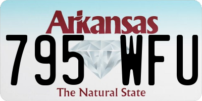 AR license plate 795WFU
