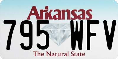 AR license plate 795WFV