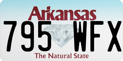 AR license plate 795WFX