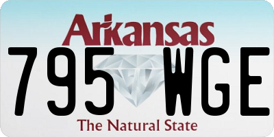 AR license plate 795WGE
