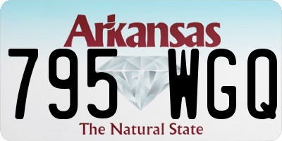 AR license plate 795WGQ