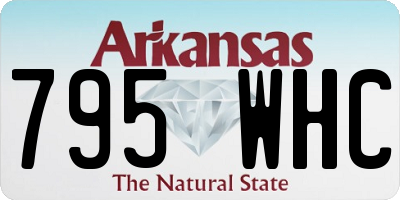AR license plate 795WHC