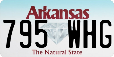 AR license plate 795WHG