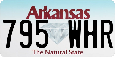 AR license plate 795WHR