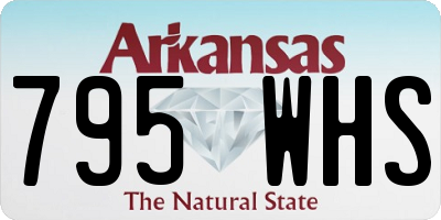 AR license plate 795WHS