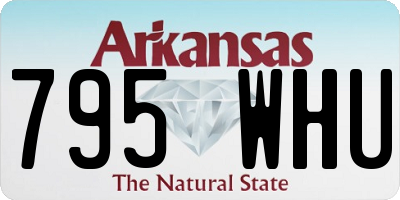 AR license plate 795WHU