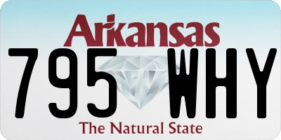 AR license plate 795WHY