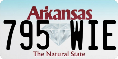 AR license plate 795WIE