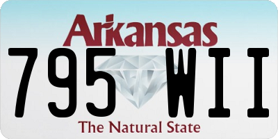 AR license plate 795WII