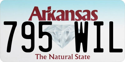 AR license plate 795WIL