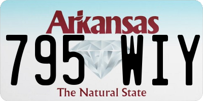 AR license plate 795WIY