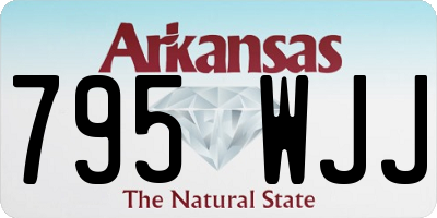 AR license plate 795WJJ