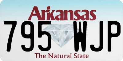 AR license plate 795WJP