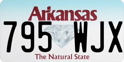 AR license plate 795WJX