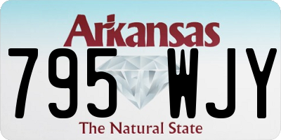AR license plate 795WJY