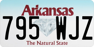 AR license plate 795WJZ