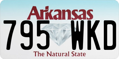 AR license plate 795WKD