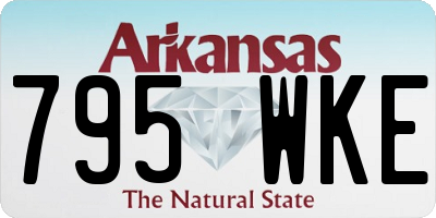 AR license plate 795WKE
