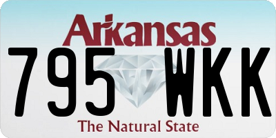 AR license plate 795WKK