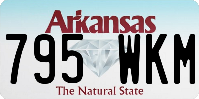 AR license plate 795WKM