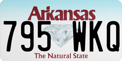 AR license plate 795WKQ