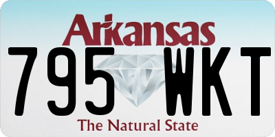 AR license plate 795WKT