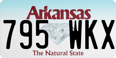 AR license plate 795WKX