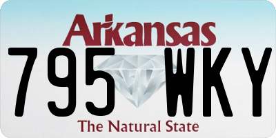 AR license plate 795WKY