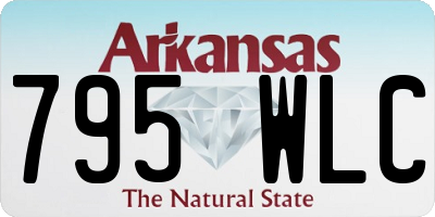 AR license plate 795WLC