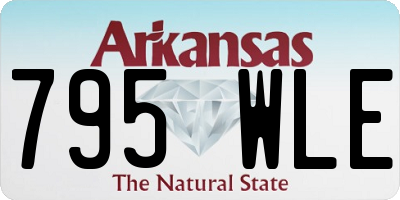 AR license plate 795WLE