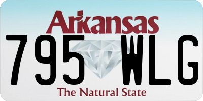 AR license plate 795WLG