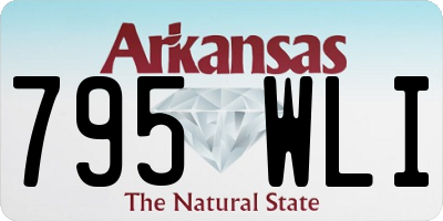 AR license plate 795WLI