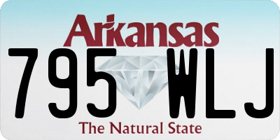 AR license plate 795WLJ