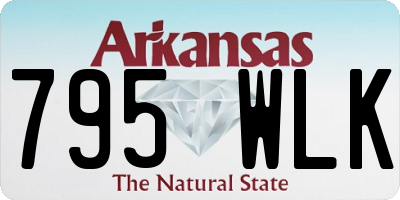 AR license plate 795WLK